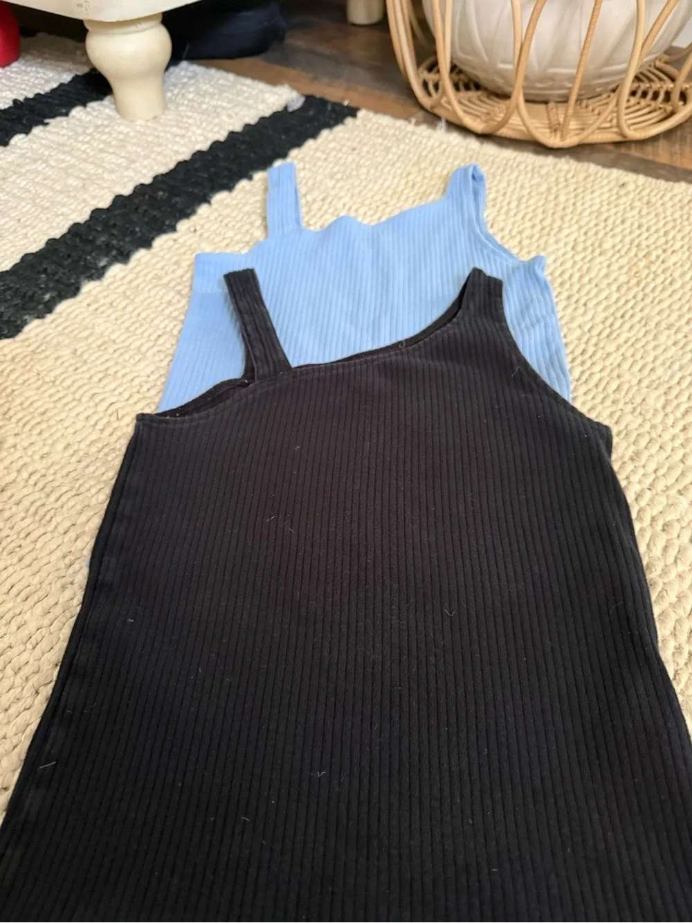 Abercrombie Kids Girls Size 9/10  Tank Top Set  Of Two  Blue